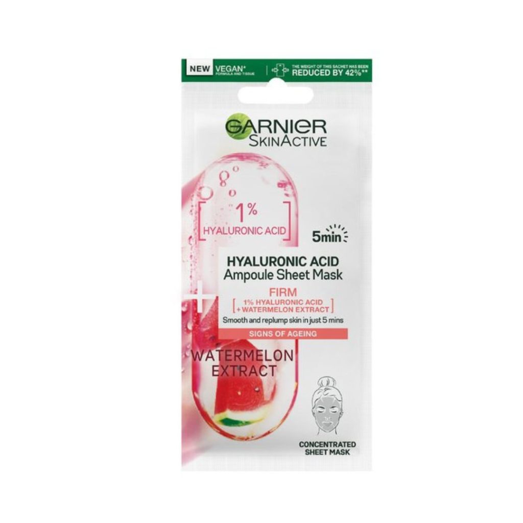 www.mybeautynook.com - Buy Garnier SkinActive Hyaluronic Acid Ampoule Sheet Mask our shop in Ghana