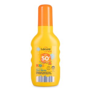 Shop Lacura Sun Kids SPF 50+ Sun Spray at My Beauty Nook Ghana. An easy-to-use spray sunscreen with high protection for children.