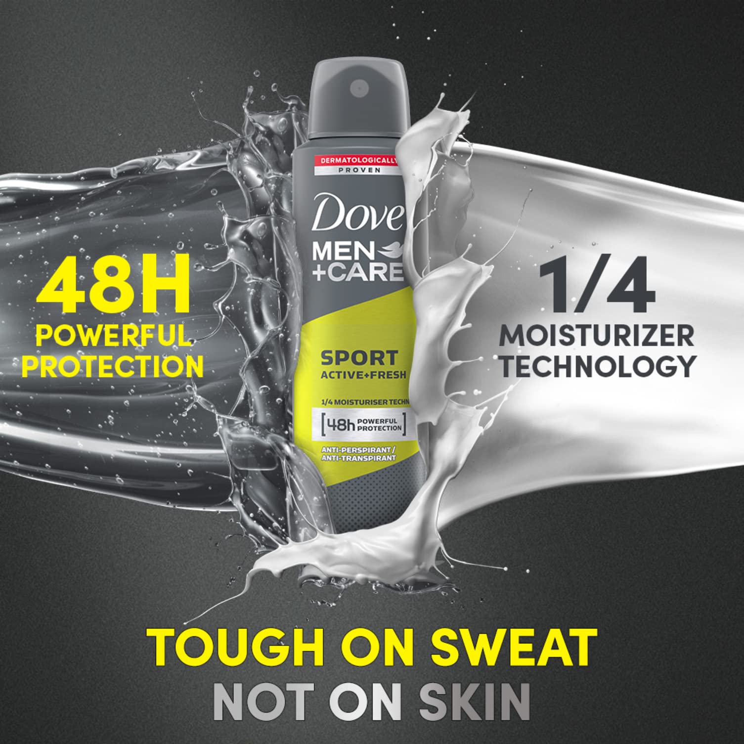 Shop Dove Men+Care Sport Active+Fresh Deodorant in Ghana at My Beauty Nook. 48-hour sweat protection and freshness for active men.