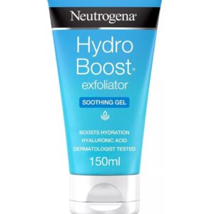 Shop Neutrogena Hydro Boost Smoothing Gel Exfoliator in Ghana at My Beauty Nook. Hydrating, gentle face scrub with hyaluronic acid for smoother skin.