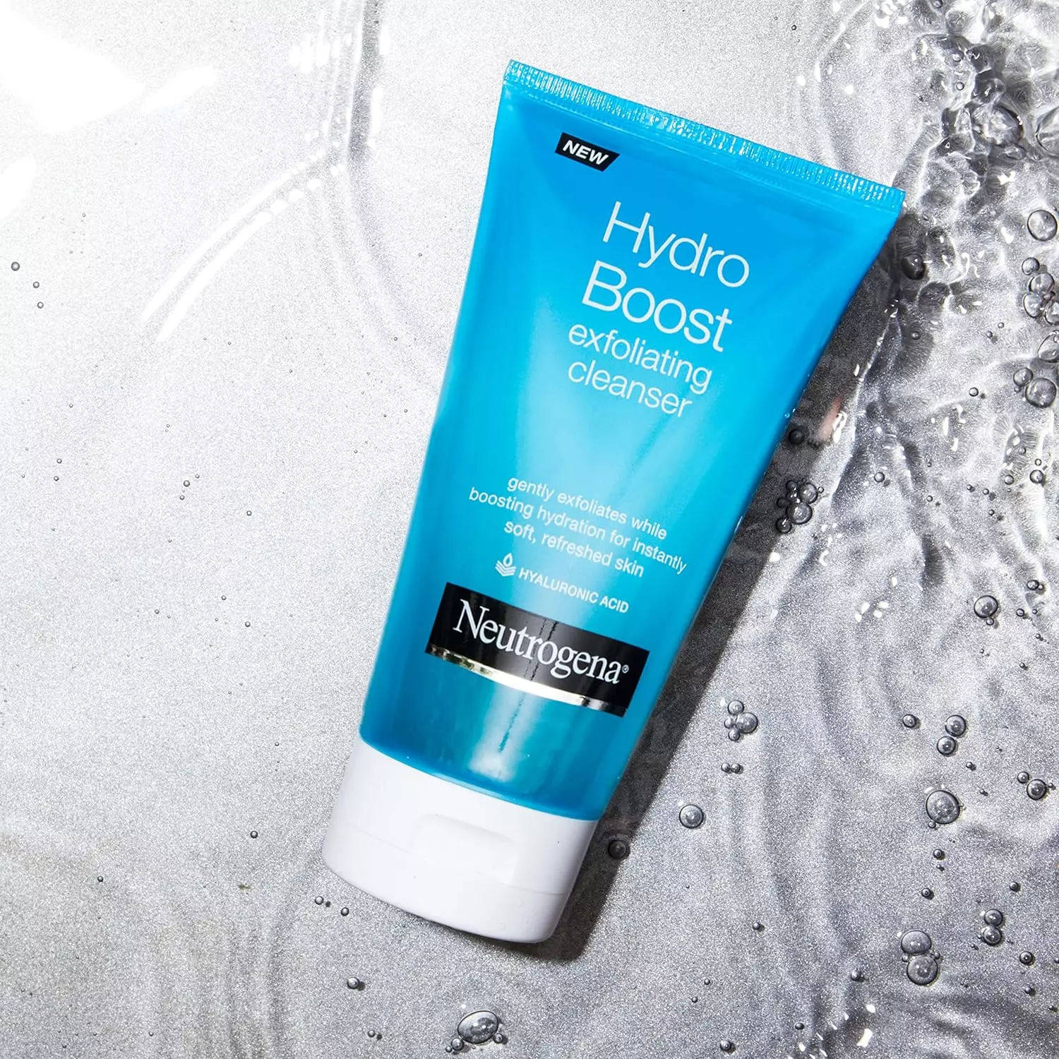 Shop Neutrogena Hydro Boost Smoothing Gel Exfoliator in Ghana at My Beauty Nook. Hydrating, gentle face scrub with hyaluronic acid for smoother skin.