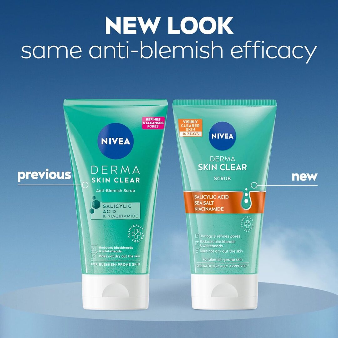 NIVEA Derma Skin Clear Anti-Blemish Face Scrub with Salicylic Acid - Image 2